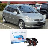 Photon Honda Jazz Uzun + Kısa Far Ampulü H4 Ultimate Yeni Seri Beyaz 2002-2008
