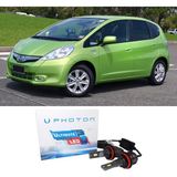 Photon Honda Jazz Uzun + Kısa Far Ampulü H4 Ultimate Yeni Seri Beyaz 2008-2015