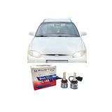 Photon Hyundai Accent Uyumlu Yumurta Kasa Led Xenon Uzun Kısa Far Ampulü H4 Duo Yeni Seri Beyaz 1995-1999