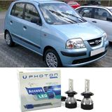 Photon Hyundai Atos LED Xenon Uzun + Kısa Far Ampulü H4 Access Yeni Seri Beyaz - 00-Beyaz