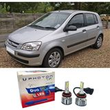 Photon Hyundai Getz Uzun + Kısa Far Ampulü H4 Duo Yeni Seri Beyaz 2002-2009