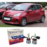 Photon Hyundai I10 Uzun + Kısa Far Ampulü H4 Duo Yeni Seri Beyaz 2013-2019