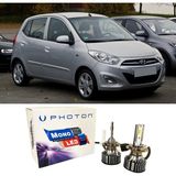 Photon Hyundai I10 Uzun + Kısa Far Ampulü H4 Mono Yeni Seri Beyaz 2007-2013
