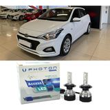 Photon Hyundai I20 Jump LED Xenon Uzun Kısa Far Ampulü H4 Access Yeni Seri Beyaz - 00-Beyaz