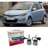 Photon Hyundai I20 LED Xenon Uzun + Kısa Far Ampulü H4 Duo Yeni Seri Beyaz 2009 - 2014