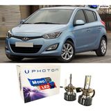 Photon Hyundai I20 LED Xenon Uzun + Kısa Far Ampulü H4 Mono Yeni Seri Beyaz 2009 - 2014