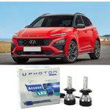 Photon Hyundai Kona LED Xenon Kısa Far Ampulü H7 Access Yeni Seri Beyaz 2017-2022 - 00-Beyaz