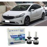 Photon Kia Cerato LED Xenon Kısa Far Ampulü H7 Access Yeni Seri Beyaz 2016-2019 - 00-Beyaz