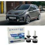 Photon Kia Picanto Kısa Far Ampulü H7 Access Yeni Seri Beyaz 2017-2023 - 00-Beyaz