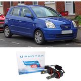 Photon Kia Picanto LED Xenon Uzun + Kısa Far Ampulü H4 Ultimate Yeni Seri Beyaz