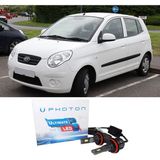 Photon Kia Picanto Uzun + Kısa Far Ampulü H4 Ultimate Yeni Seri Beyaz 2004-2011