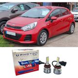 Photon Kia Rio Uzun + Kısa Far Ampulü H4 Duo Yeni Seri Beyaz 2011-2017