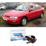 Photon Kia Sephia LED Xenon Uzun + Kısa Far Ampulü H4 Ultimate Yeni Seri Beyaz 1992-2004