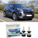 Photon Kia Sportage LED Xenon Kısa Far Ampulü Hb3 Access Yeni Seri Beyaz 2017+ - 00-Beyaz