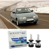 Photon Lada Vega 2110 LED Xenon Kısa Far Ampulü H1 Access Yeni Seri Beyaz - 00-Beyaz