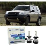 Photon Land Rover Freelander LED Xenon Uzun + Kısa Far Ampulü H4 Access Yeni Seri Beyaz 1997-2001 - 00-Beyaz