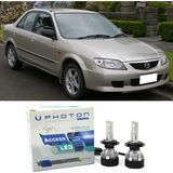 Photon Mazda 323 LED Xenon Uzun + Kısa Far Ampulü H4 Access Yeni Seri Beyaz - 00-Beyaz