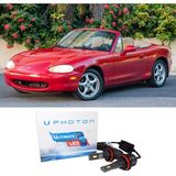Photon Mazda Mx5 LED Xenon Uzun + Kısa Far Ampulü H4 Ultimate Yeni Seri Beyaz