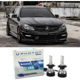Photon Mercedes C180 W204 LED Xenon Kısa Far Ampulü H7 Access Yeni Seri Beyaz 2009-2014 - 00-Beyaz
