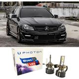 Photon Mercedes C180 W204 LED Xenon Viraj Aydınlatma Far Ampulü H7 Mono Yeni Seri Beyaz 2009-2014
