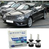 Photon Mercedes Clk C209 LED Xenon Uzun Far Ampulü H7 Access Yeni Seri Beyaz - 00-Beyaz