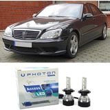 Photon Mercedes S W220 LED Xenon Uzun Far Ampulü H7 Access Yeni Seri Beyaz - 00-Beyaz