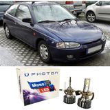 Photon Mitsubishi Colt LED Xenon Uzun + Kısa Far Ampulü H4 Mono Yeni Seri Beyaz 1998-2003