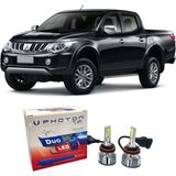 Photon Mitsubishi L200 LED Xenon Uzun + Kısa Far Ampulü H4 Duo Yeni Seri Beyaz 2005-2017
