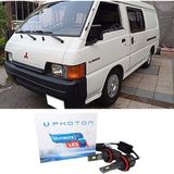 Photon Mitsubishi L300 LED Xenon Uzun + Kısa Far Ampulü H4 Ultimate Yeni Seri Beyaz 1989-2012