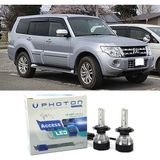 Photon Mitsubishi Pajero LED Xenon Uzun + Kısa Far Ampulü H4 Access Yeni Seri Beyaz - 00-Beyaz