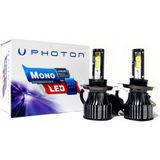 Photon Mono H4 LED Beyaz Renkli Modern Tasarımlı Ampul Seti Yüksek Parlaklık