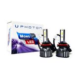 Photon Mono LED Xenon Far Ampulu 12V-24V LED Headlight Şimşek Etkili Xenon LED - H11
