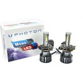 Photon Mono LED Xenon Far Ampulu 12V-24V LED Headlight Şimşek Etkili Xenon LED - H4