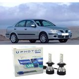 Photon Nissan Almera LED Xenon Kısa Far Ampulü H7 Access Yeni Seri Beyaz 2001-2004 - 00-Beyaz