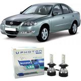 Photon Nissan Almera LED Xenon Uzun Far Ampulü H7 Access Yeni Seri Beyaz 2005+ - 00-Beyaz