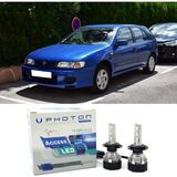 Photon Nissan Almera LED Xenon Uzun + Kısa Far Ampulü H4 Access Yeni Seri Beyaz 1995-2000 - 00-Beyaz