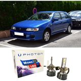 Photon Nissan Almera LED Xenon Uzun + Kısa Far Ampulü H4 Mono Yeni Seri Beyaz 1995-2000