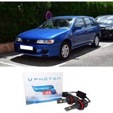 Photon Nissan Almera LED Xenon Uzun + Kısa Far Ampulü H4 Ultimate Yeni Seri Beyaz 1995-2000