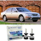 Photon Nissan Maxima Qx LED Xenon Uzun + Kısa Far Ampulü H4 Access Yeni Seri Beyaz - 00-Beyaz