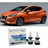 Photon Nissan Micra 5 Kısa Far Ampulü H11 Access Yeni Seri Beyaz 2017-2023 - 00-Beyaz
