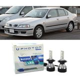 Photon Nissan Primera LED Xenon Uzun Far Ampulü H1 Access Yeni Seri Beyaz 1990-1999 - 00-Beyaz