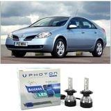 Photon Nissan Primera LED Xenon Uzun Far Ampulü H7 Access Yeni Seri Beyaz 2003+ - 00-Beyaz
