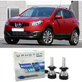 Photon Nissan Qashqai J10 LED Xenon Kısa Far Ampulü H7 Access Yeni Seri Beyaz 2007-2013 - 00-Beyaz