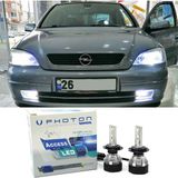 Photon Opel Astra G LED Xenon Kısa Far Ampulü H7 Access Yeni Seri Beyaz 1998-2004 - 00-Beyaz