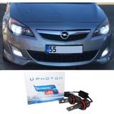 Photon Opel Astra J LED Xenon Kısa Far Ampulü H7 Ultimate 9500 Lumens Yeni Seri Beyaz 2009+