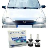 Photon Opel Corsa B LED Xenon Uzun + Kısa Far Ampulü H4 Access Yeni Seri Beyaz 1993-2000 - 00-Beyaz