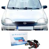 Photon Opel Corsa B LED Xenon Uzun + Kısa Far Ampulü H4 Ultimate 9500 Lumens Yeni Seri Beyaz 1993-2000