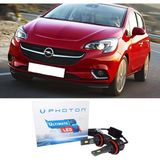 Photon Opel Corsa E LED Xenon Kısa Far Ampulü H7 Ultimate 9500 Lumens Yeni Seri Beyaz 2014-2019