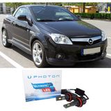 Photon Opel Tigra Twintop LED Xenon Uzun Far Ampulü H1 Ultimate 9500 Lumens Yeni Seri Beyaz