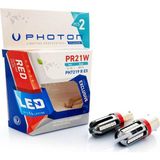 Photon P21W Red (Kırmızı) Exclusive Serisi PH7219 R Ex - Beyaz